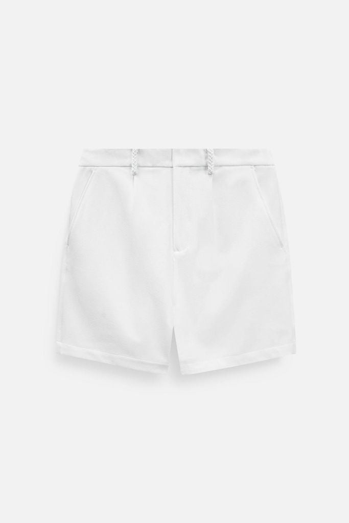  Quần Short Tây Lưng Thun Hidden Button 