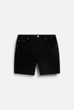 Quần Short Rayon Slimfit Black V1