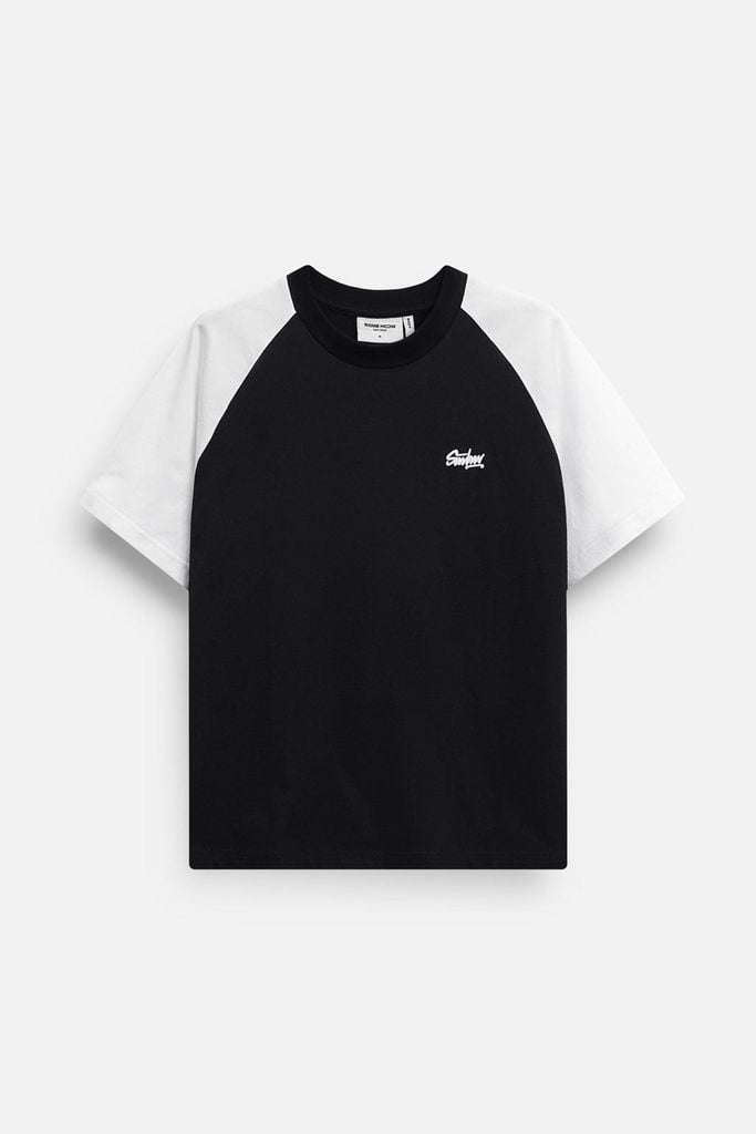  Áo Thun Boxy Raglan Thêu SMHW 