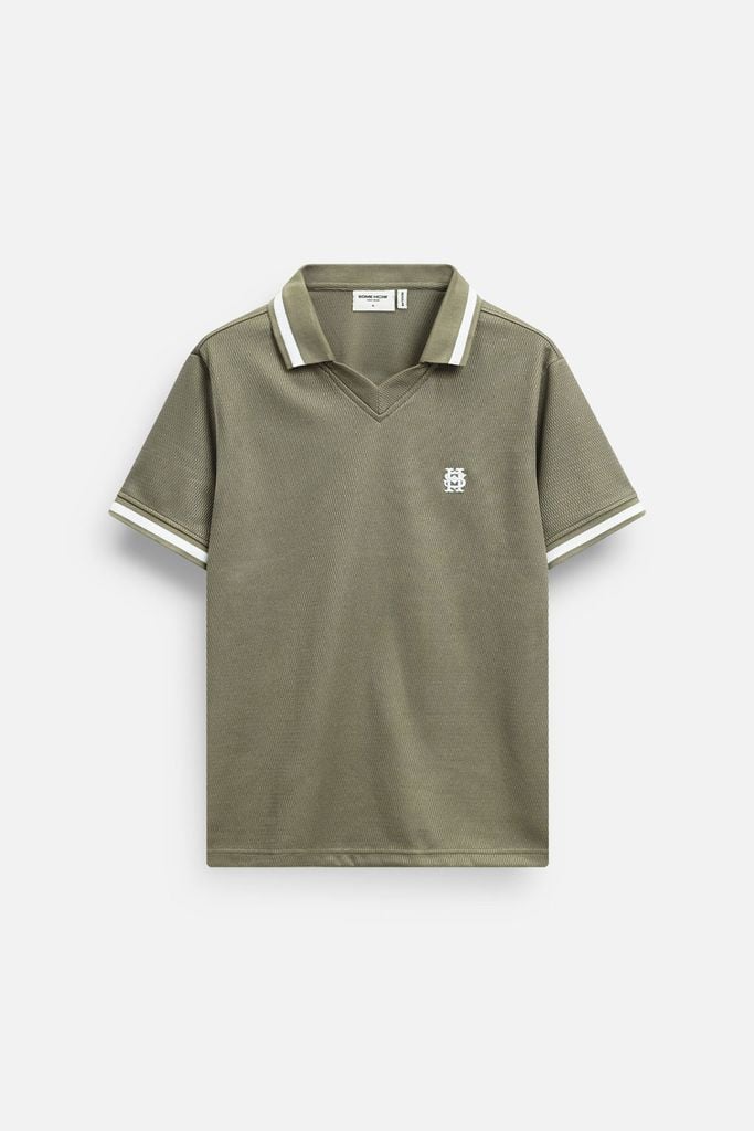  Áo Polo Regular Cổ Trụ Tim 