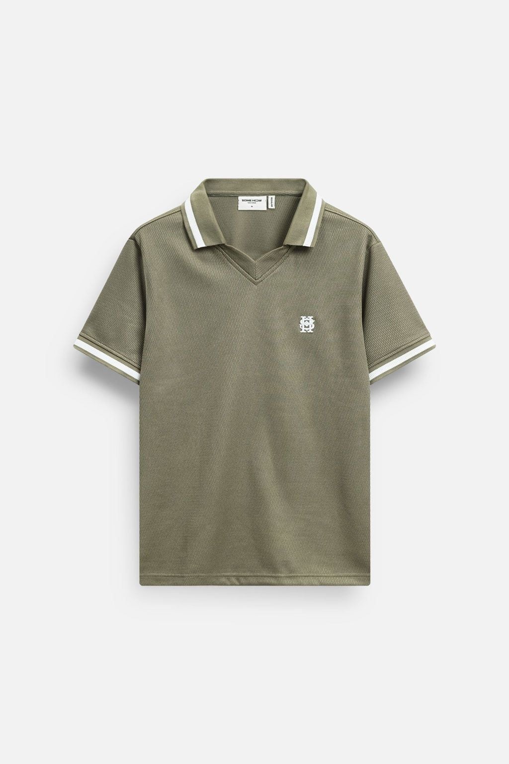 Áo Polo Regular Cổ Trụ Tim