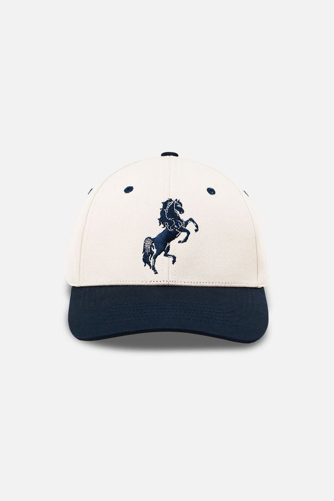  Nón Horse Navy Cream 