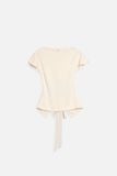 Áo Thun Flare Sleeve Back-Tie