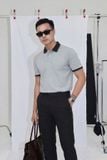 Áo Polo Regular Premium Black Gray