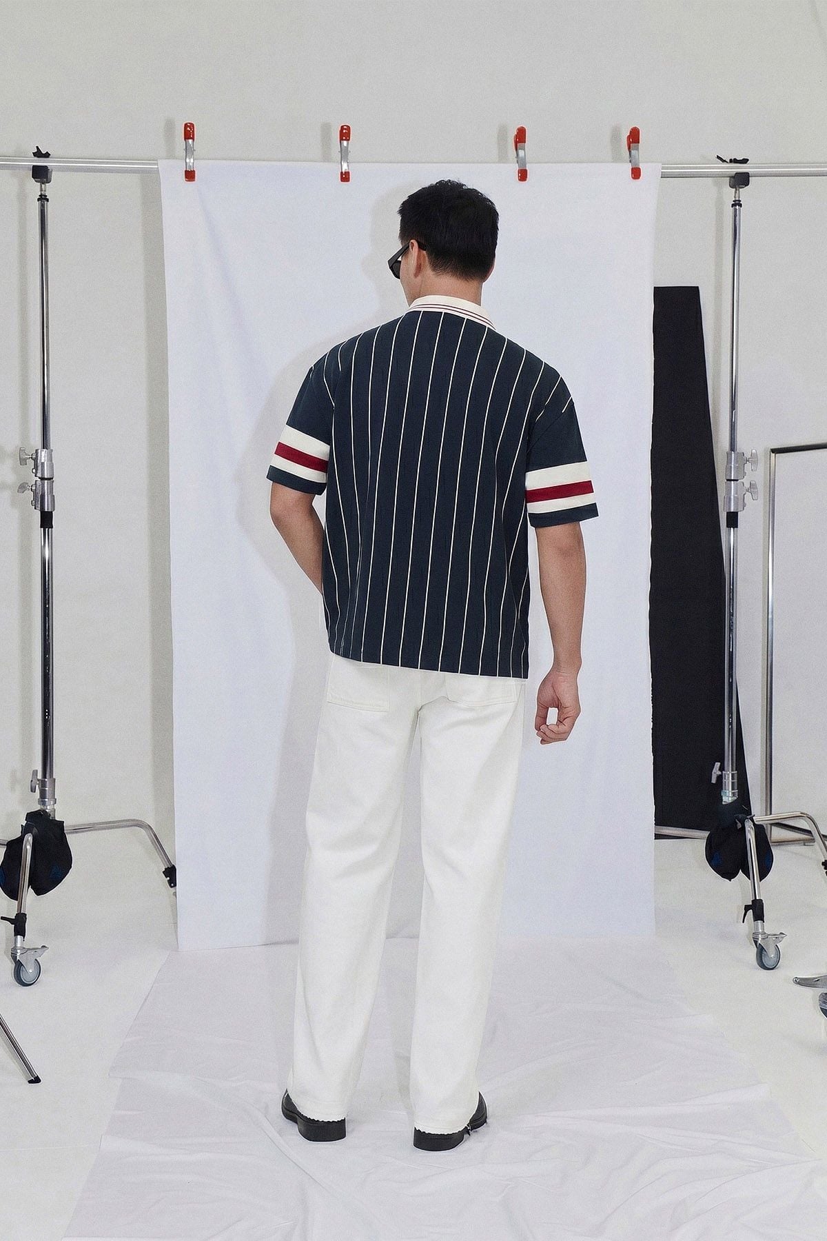 Áo Polo Oversize Blue Camplife