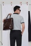 Áo Polo Regular Premium Black Gray