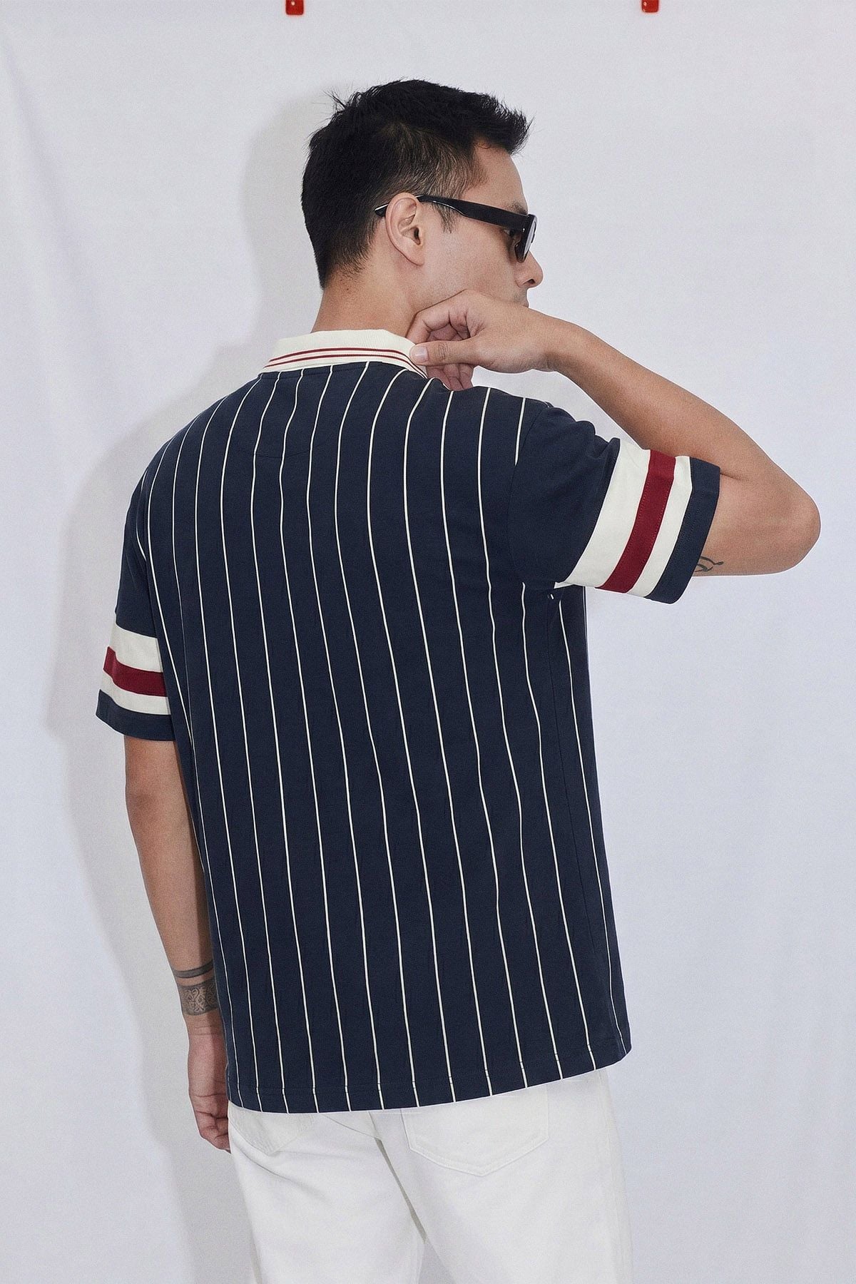 Áo Polo Oversize Blue Camplife