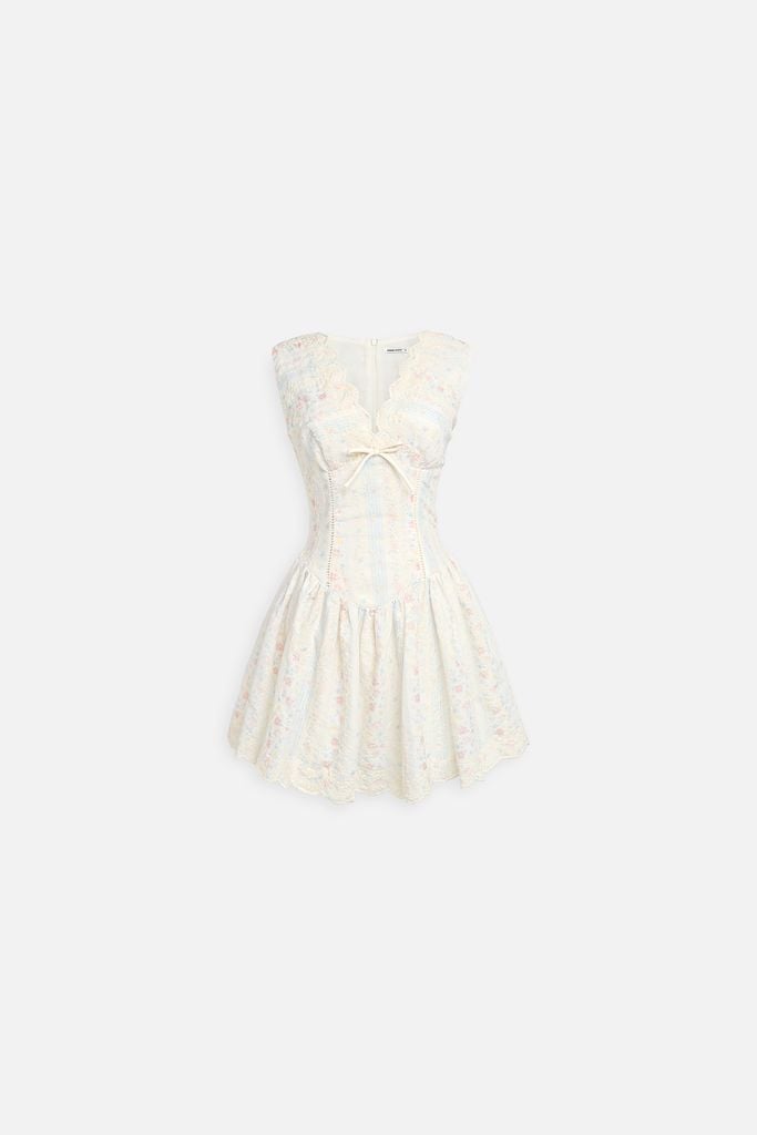  Đầm Ngắn Cổ V Rosalind Dress 