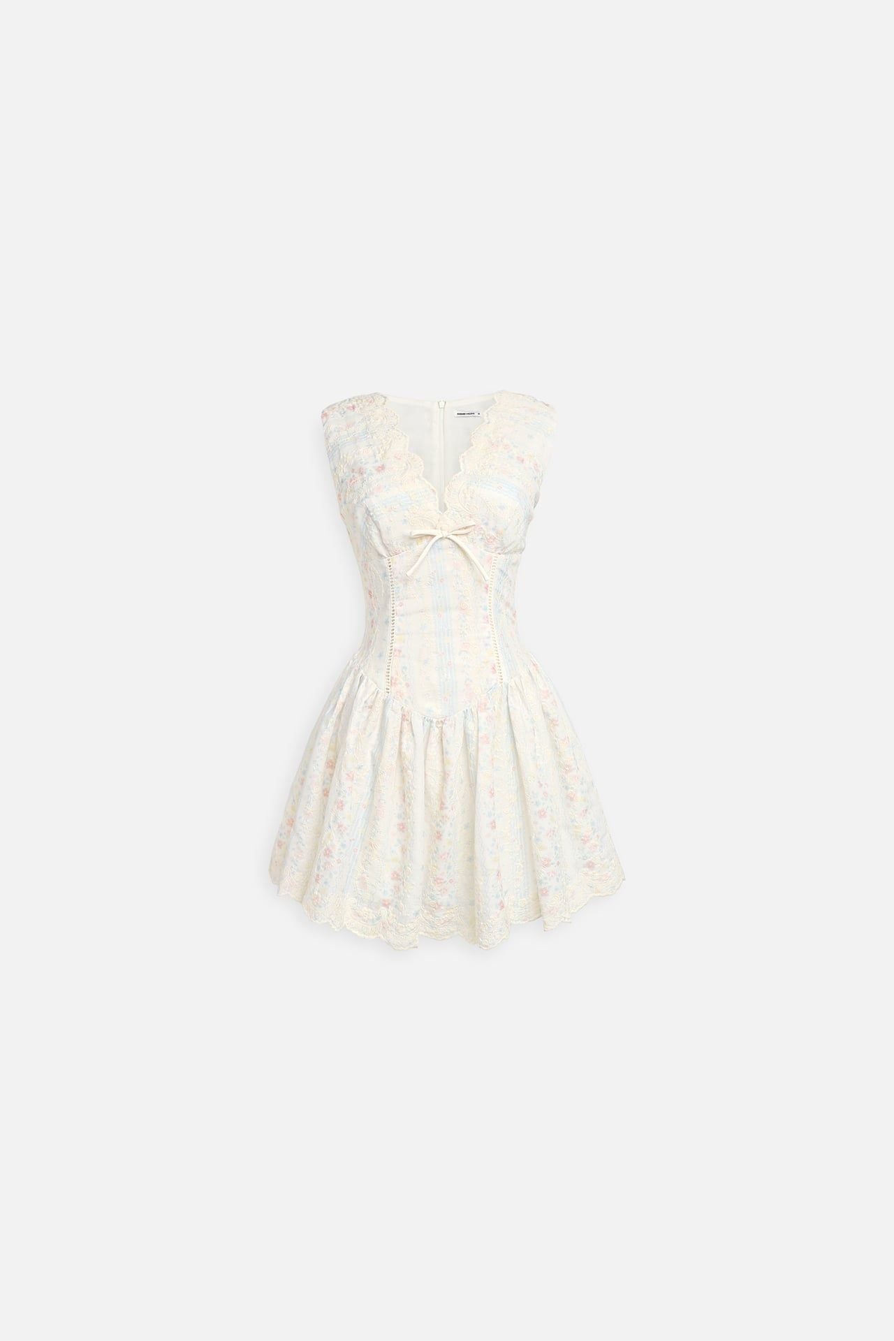 Đầm Ngắn Cổ V Rosalind Dress
