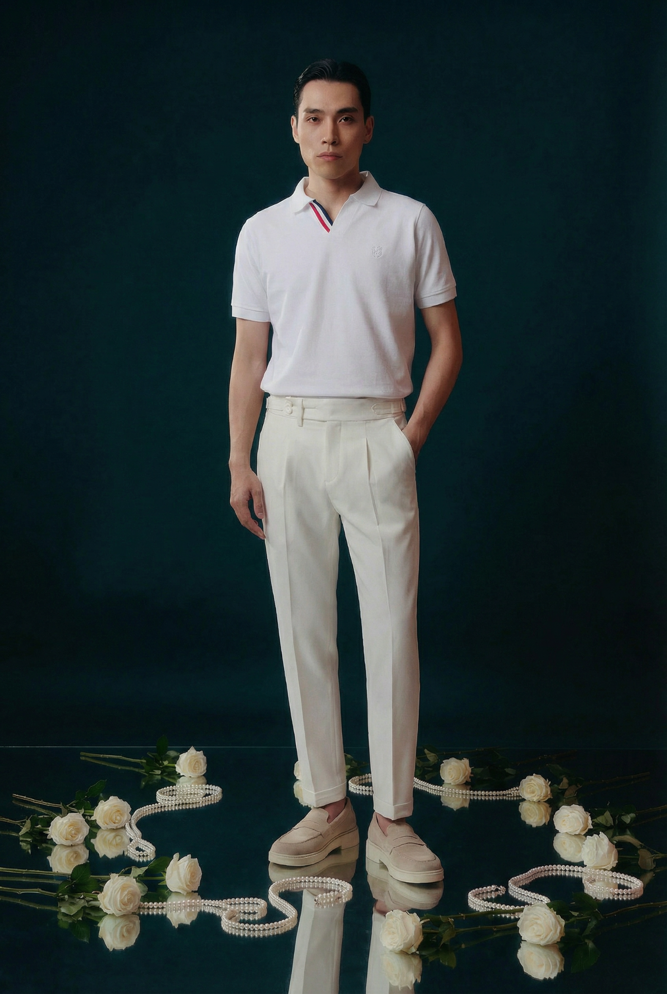  Áo Polo Slimfit Tricolor Wedding 