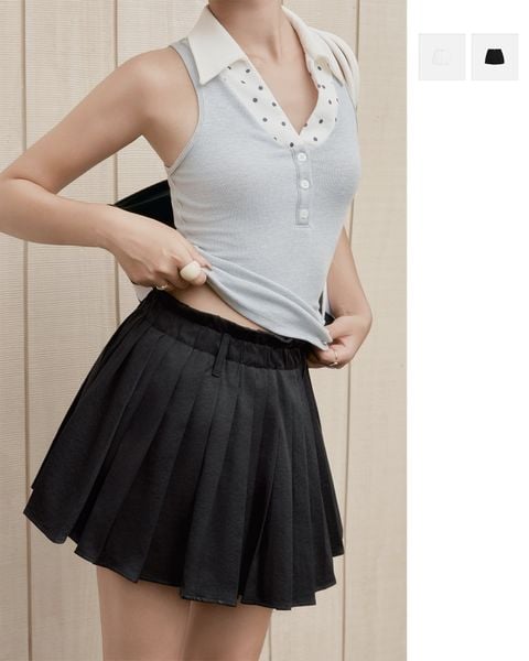 Chân Váy Ngắn Xếp Ly Graceful