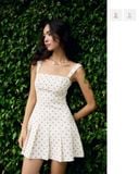 Đầm Ngắn Fit And Flare Linen