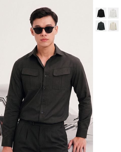 Áo Sơ Mi Slimfit Túi Xéo Early Autumn