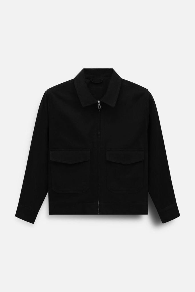  Áo Khoác Boxy Kaki Grand Pocket 