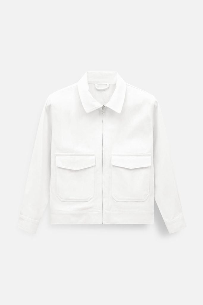  Áo Khoác Boxy Kaki Grand Pocket 