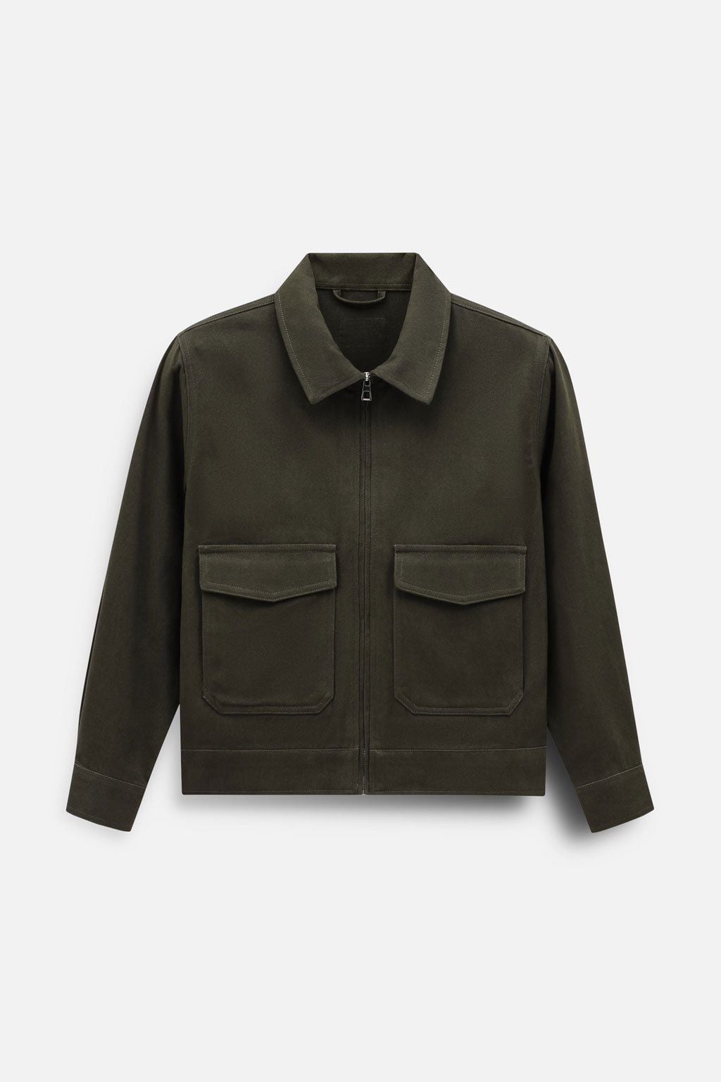 Áo Khoác Boxy Kaki Grand Pocket