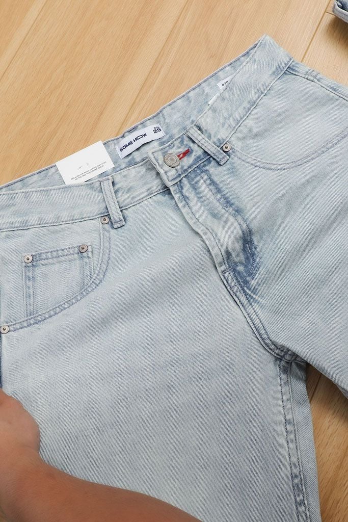 Quần Jean Straight Dailywear Bright Blue