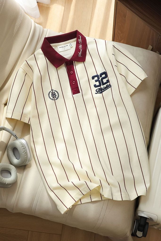 Áo Polo Regular No 32 Cream Red