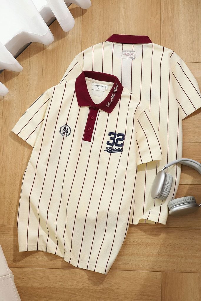 Áo Polo Regular No 32 Cream Red