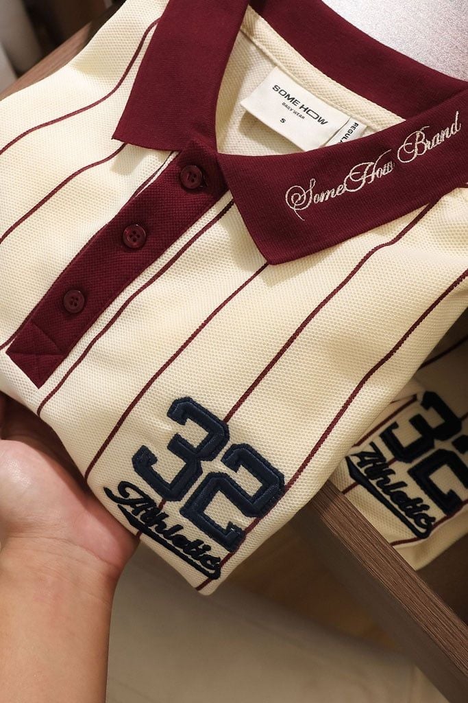 Áo Polo Regular No 32 Cream Red