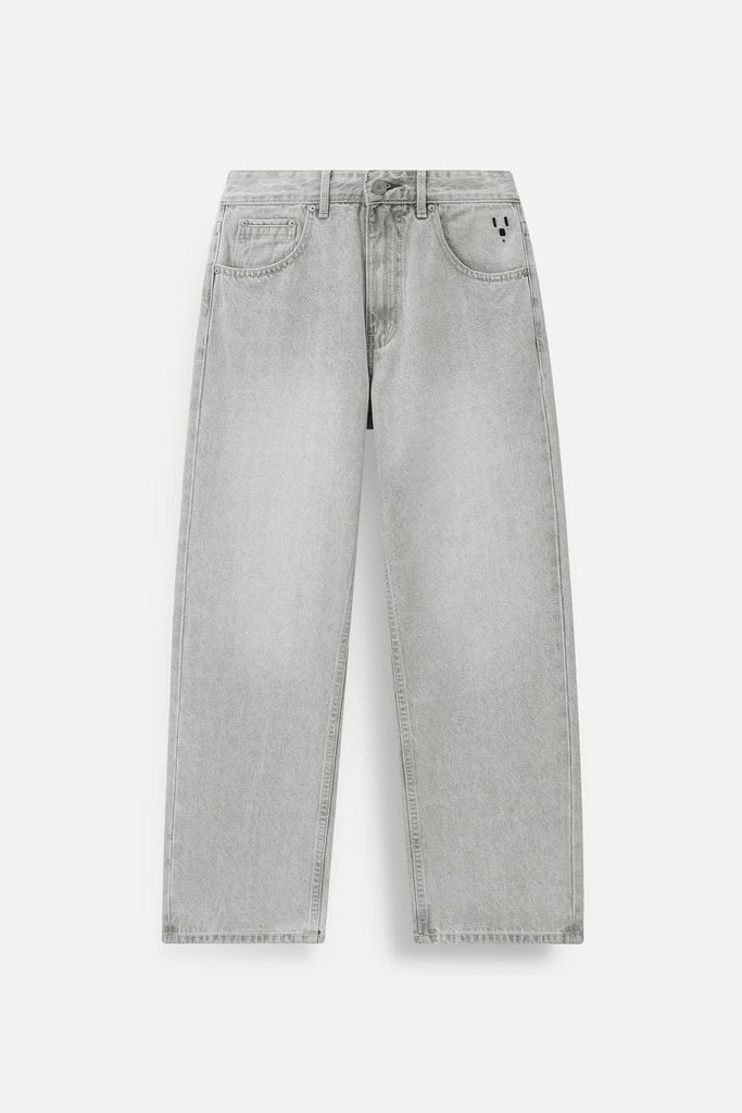  Quần Jean Straight Static Gray Denim 