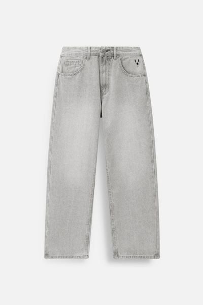 Quần Jean Straight Static Gray Denim