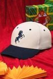 Nón Horse Navy Cream
