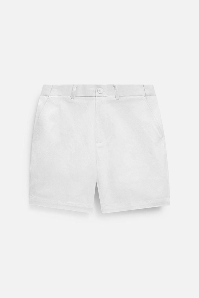  Quần Short Slimfit Khaki Elas Basic 