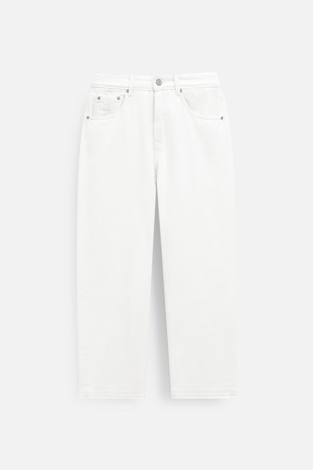 Quần Jean Straight Wedding Black White