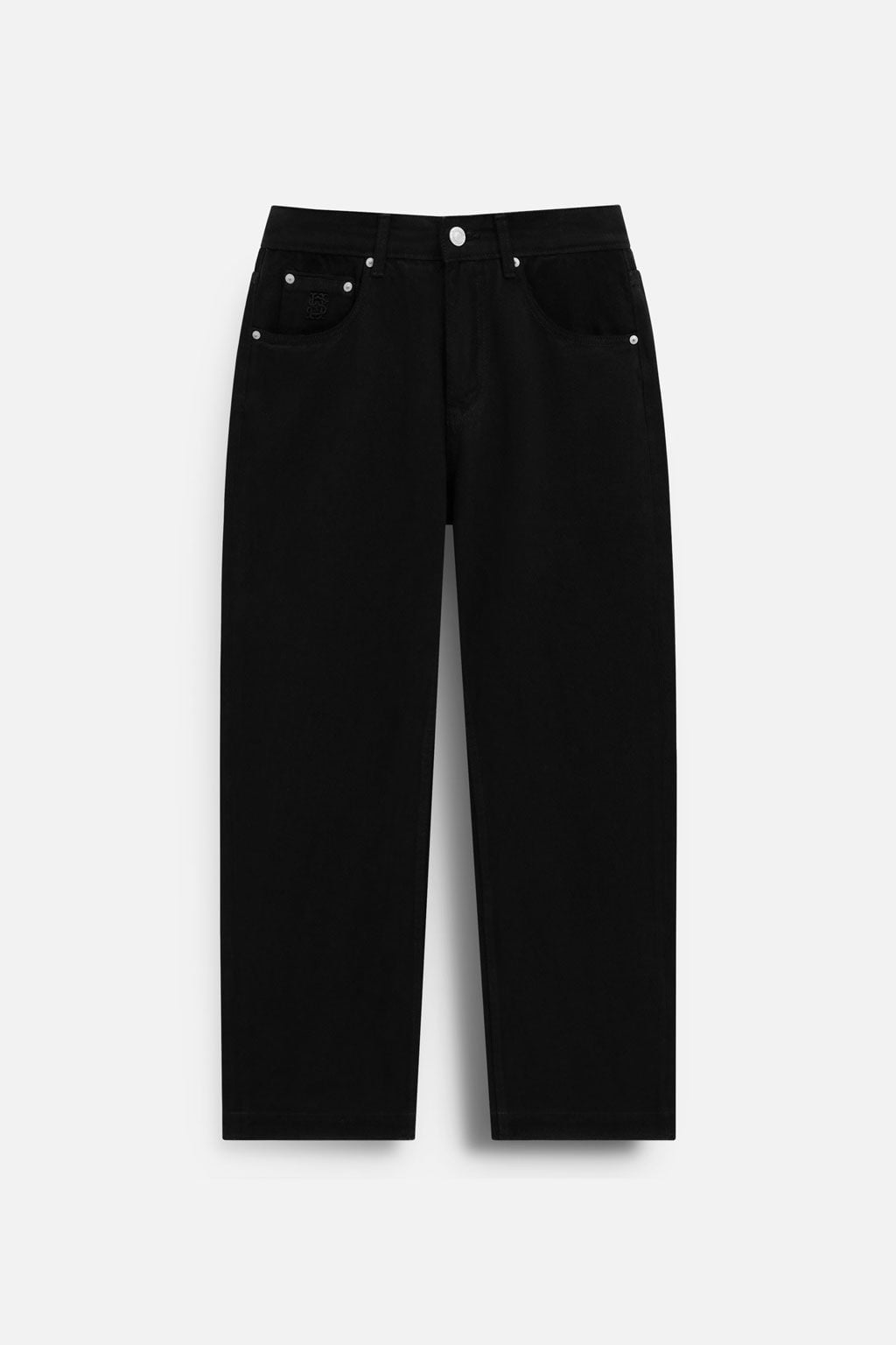 Quần Jean Straight Wedding Black White