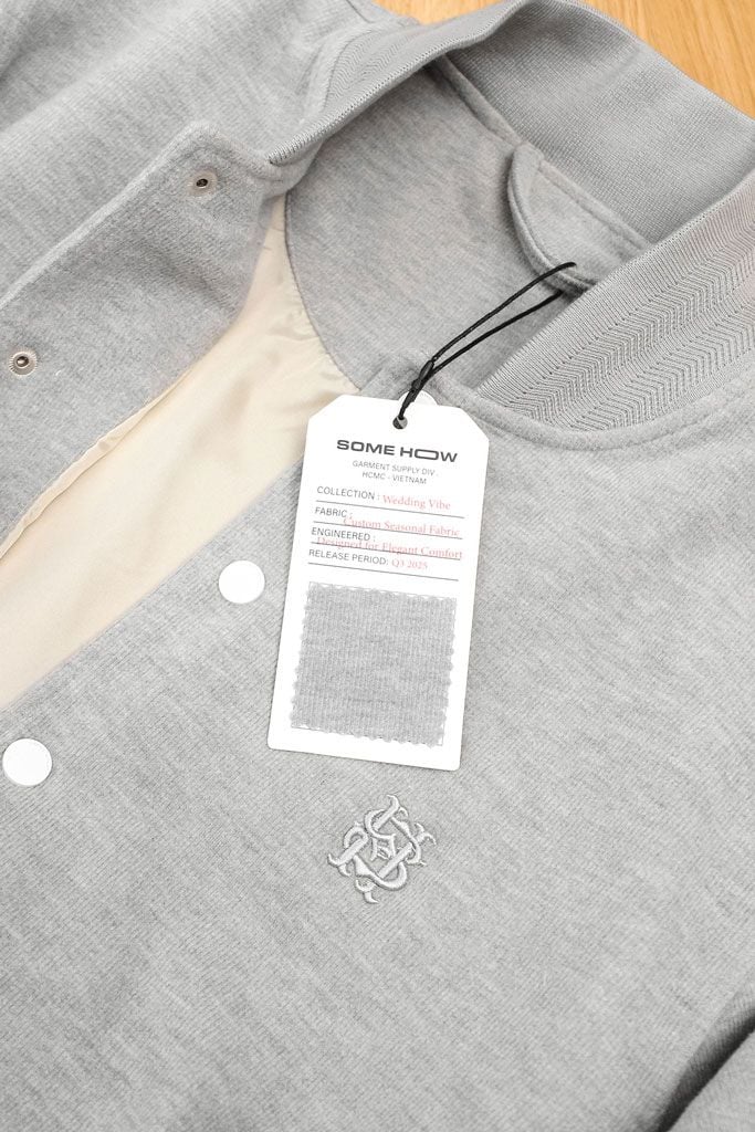 Áo Khoác Relaxed Double Face Bomber