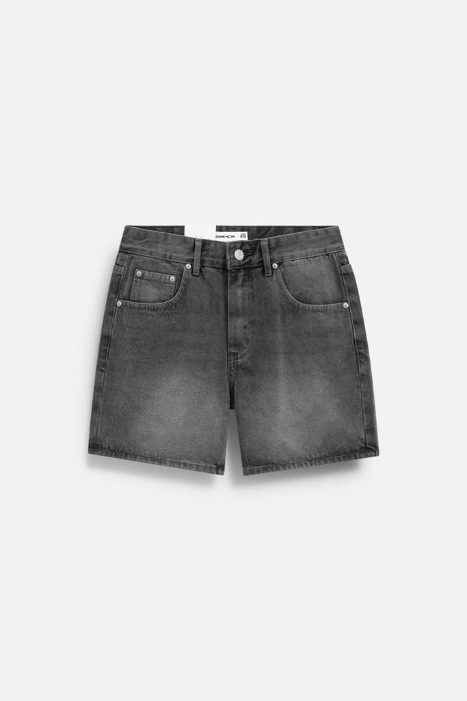 Quần Short Straight Jean Distress Casual Gray V1 