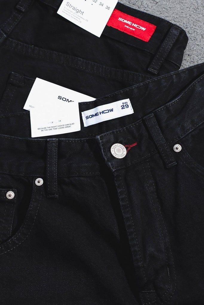 Quần Jean Straight Dailywear Dark Wash