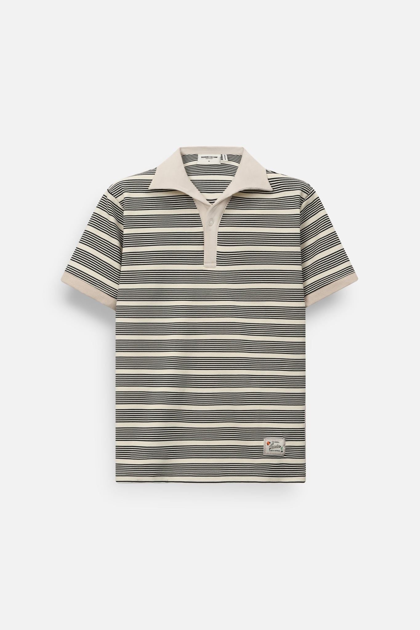 Áo Polo Regular Thun Sọc Vintage Stripe Cotton