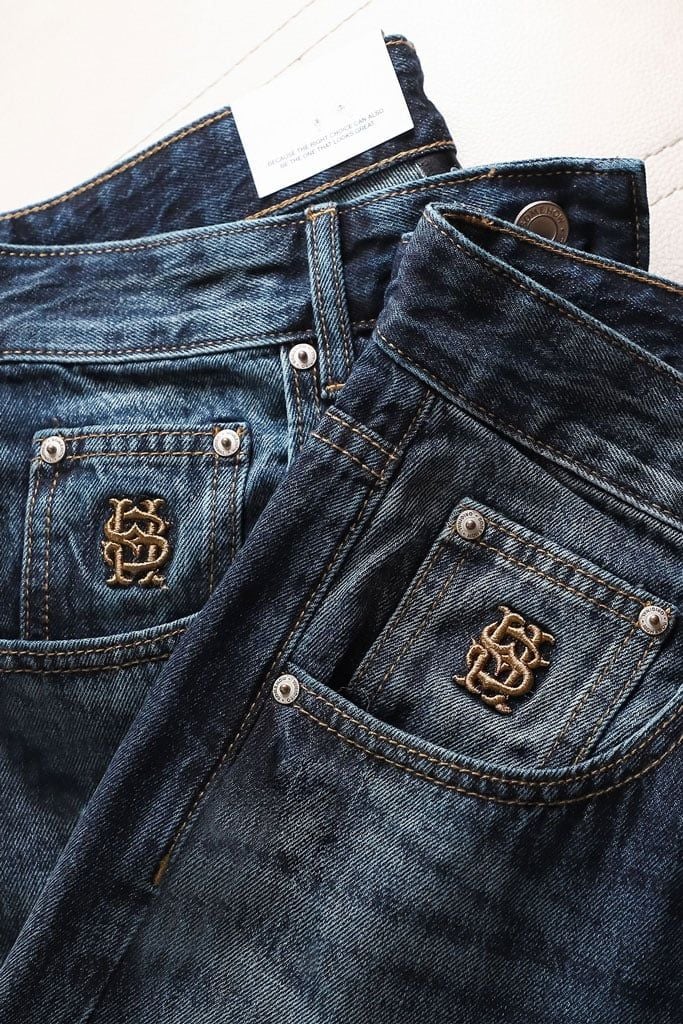 Quần Jean Relaxed Blue Deep Arden Athletic