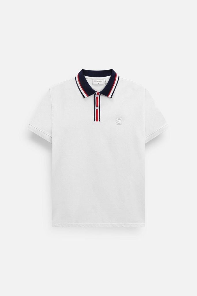  Áo Polo Slimfit White Elite Contrast 