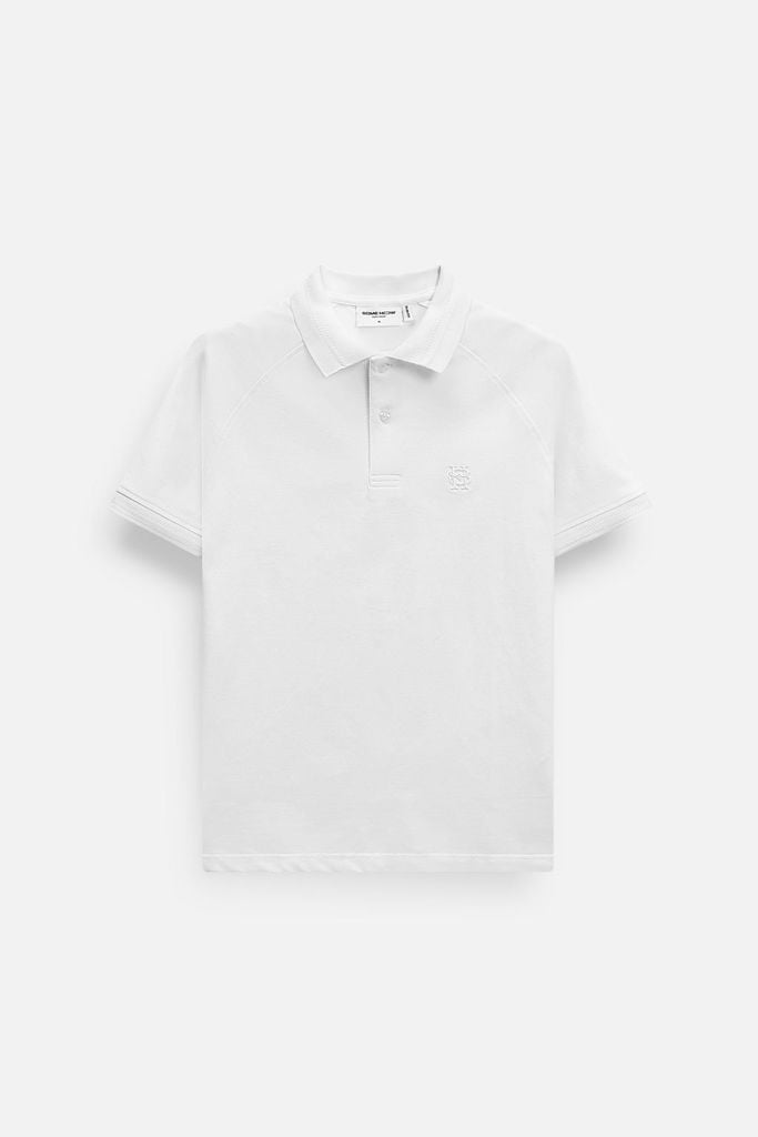  Áo Polo Slimfit Raglan Pinstripe Collar 