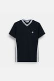 Áo Thun Regular Vải Pique Stripe Accent