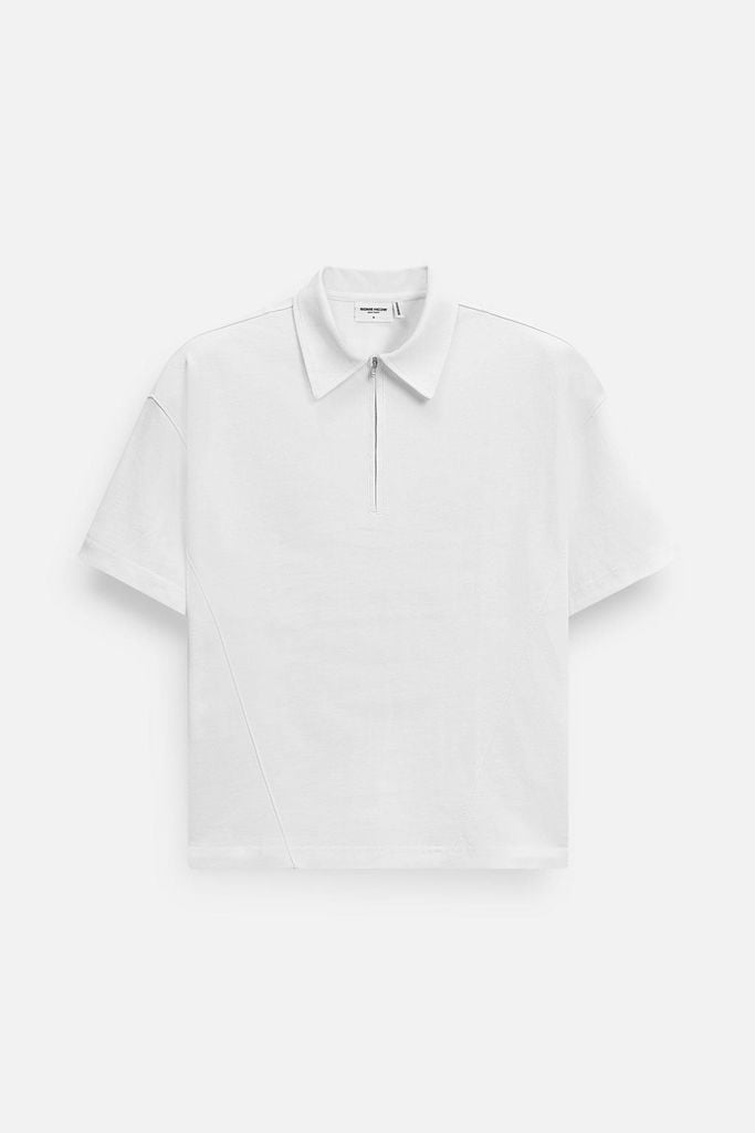  Áo Polo Oversize Zipper 360GSM 