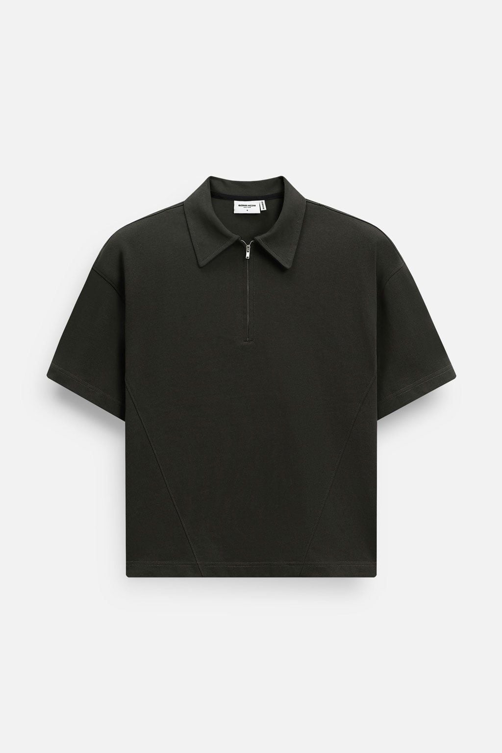 Áo Polo Oversize Zipper 360GSM