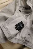 Áo Khoác Jean Boxy Static Gray Denim