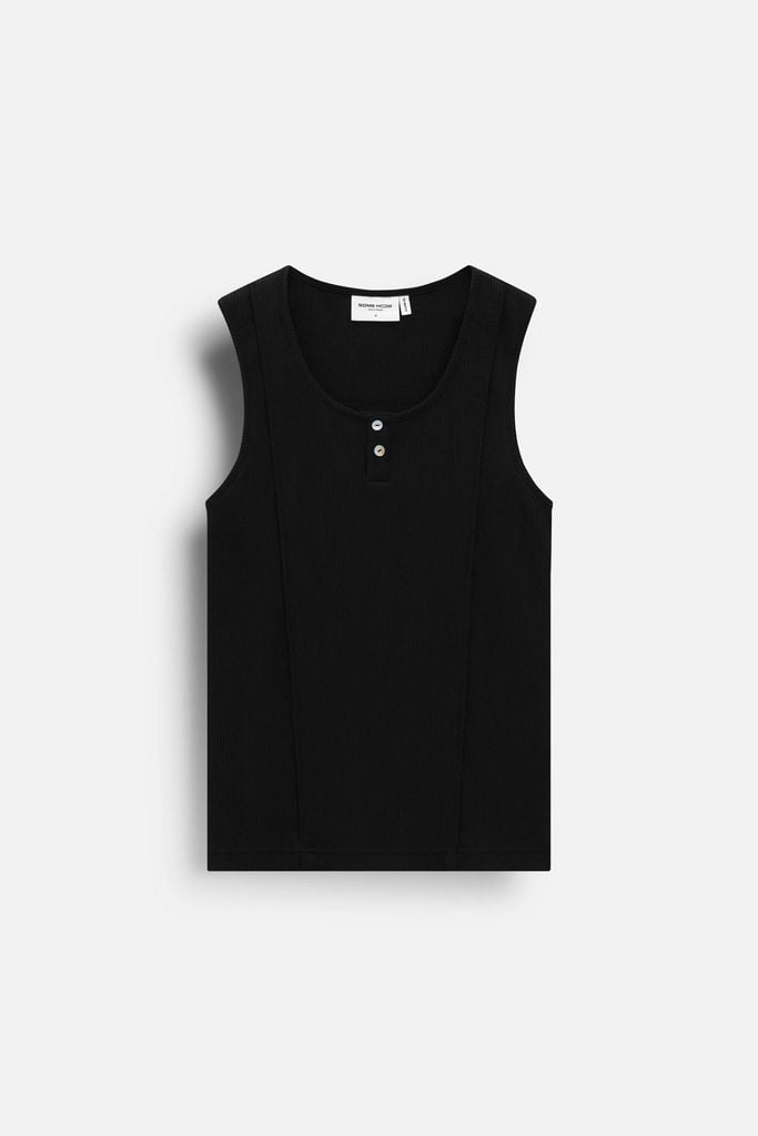  Áo Tanktop Slimfit 2 Buttons 