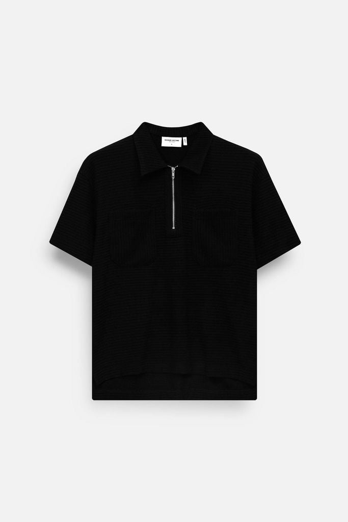  Áo Polo Boxy Zipper Summer 
