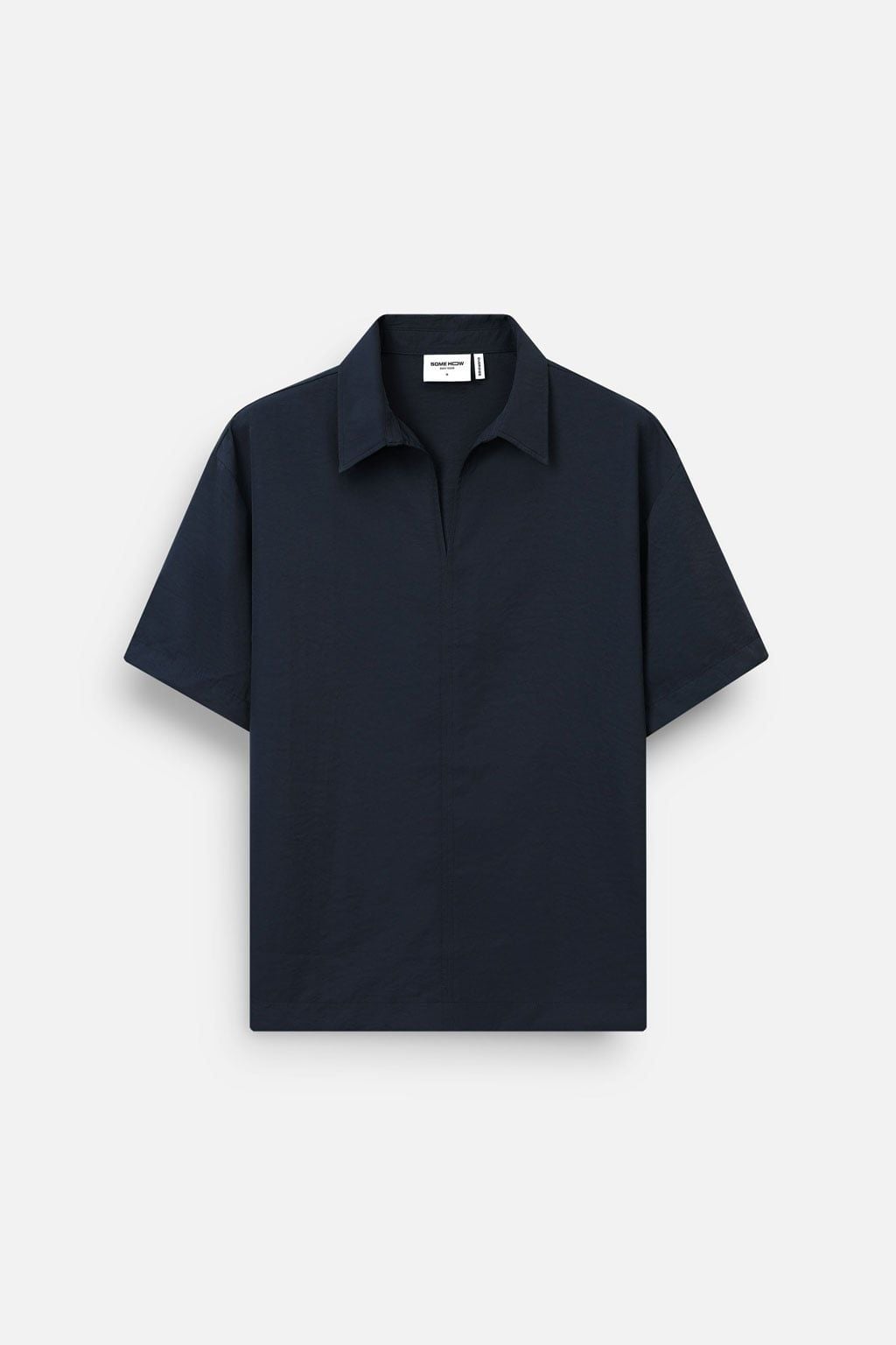 Áo Sơ Mi Cổ Chui Blue Black