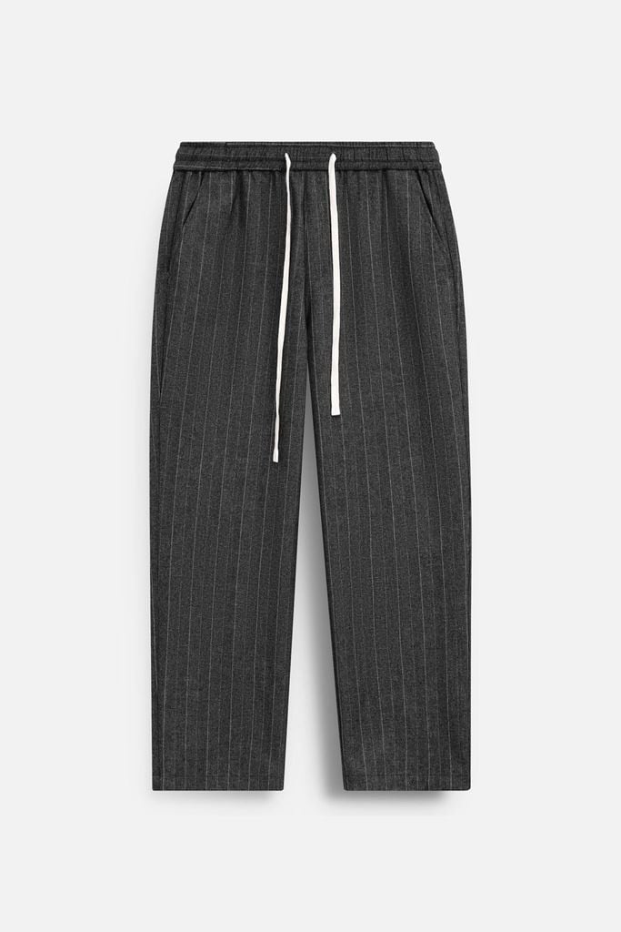  Quần Tây Relaxed Lưng Thun Sọc 