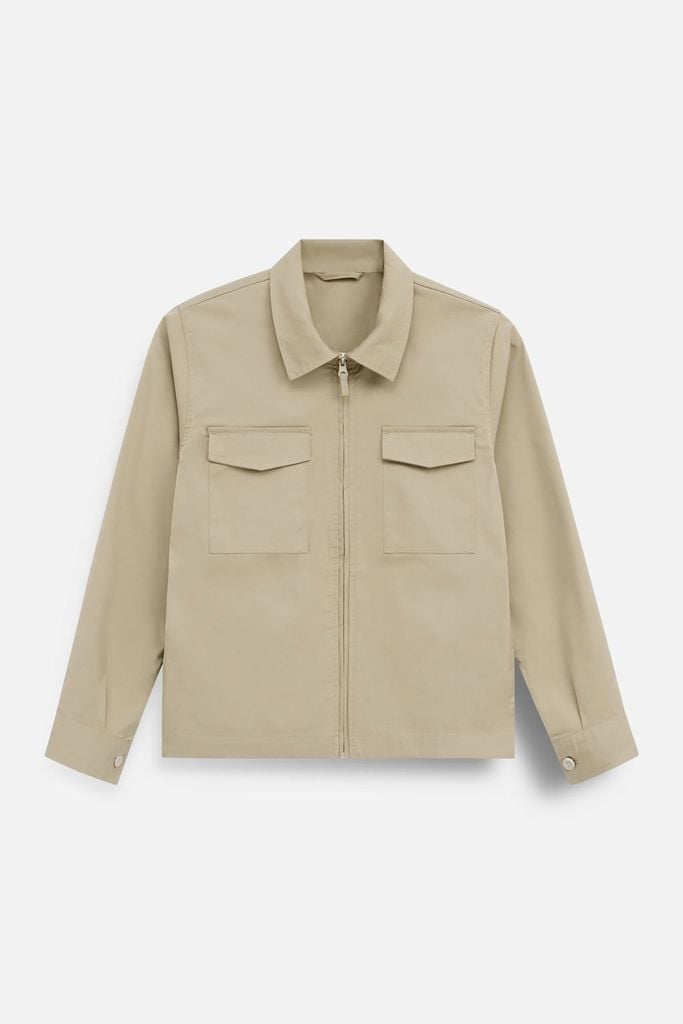  Áo Khoác Slimfit Vải Dù Snap 