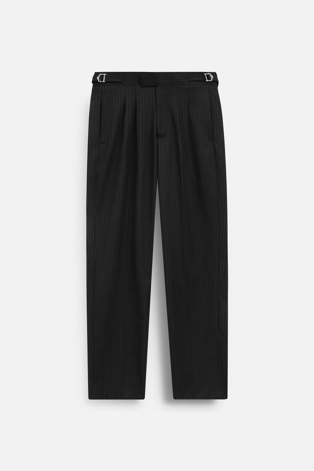 Quần Tây Straight Pinstripe Sidetab