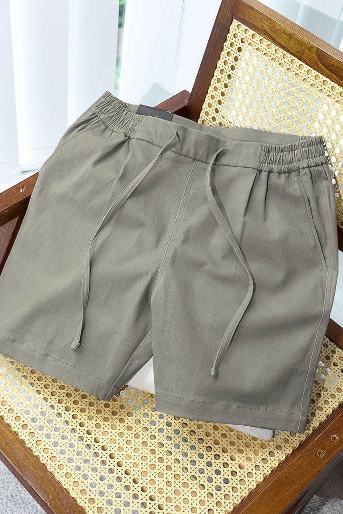 Quần Short Relaxed Khaki String