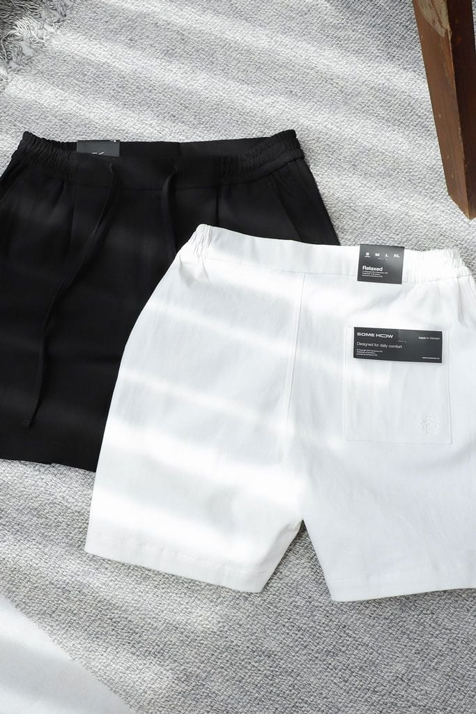 Quần Short Relaxed Khaki String