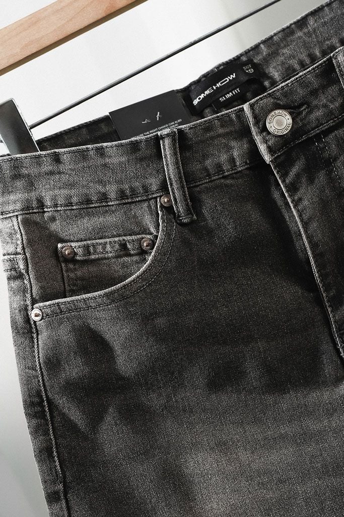 Quần Jean Slim Winter Rip Detail